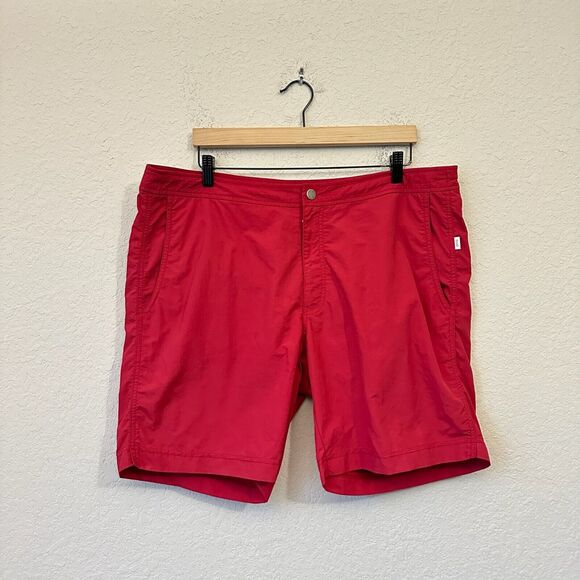 ONIA The Calder 7.5" Swim Shorts Trunks in Red Mens - Picture 1 of 12